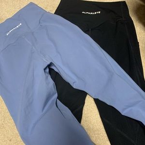 Hold Alphalete Surface Black Pocket Leggings